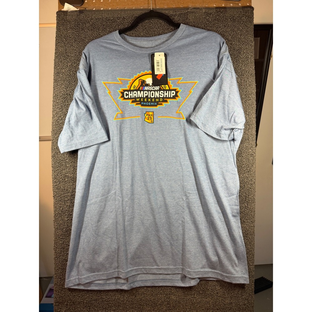 NASCAR T-Shirt Mens XL Blue Championship Weekend Phoenix 2023 PHX23 PHO2MT002605